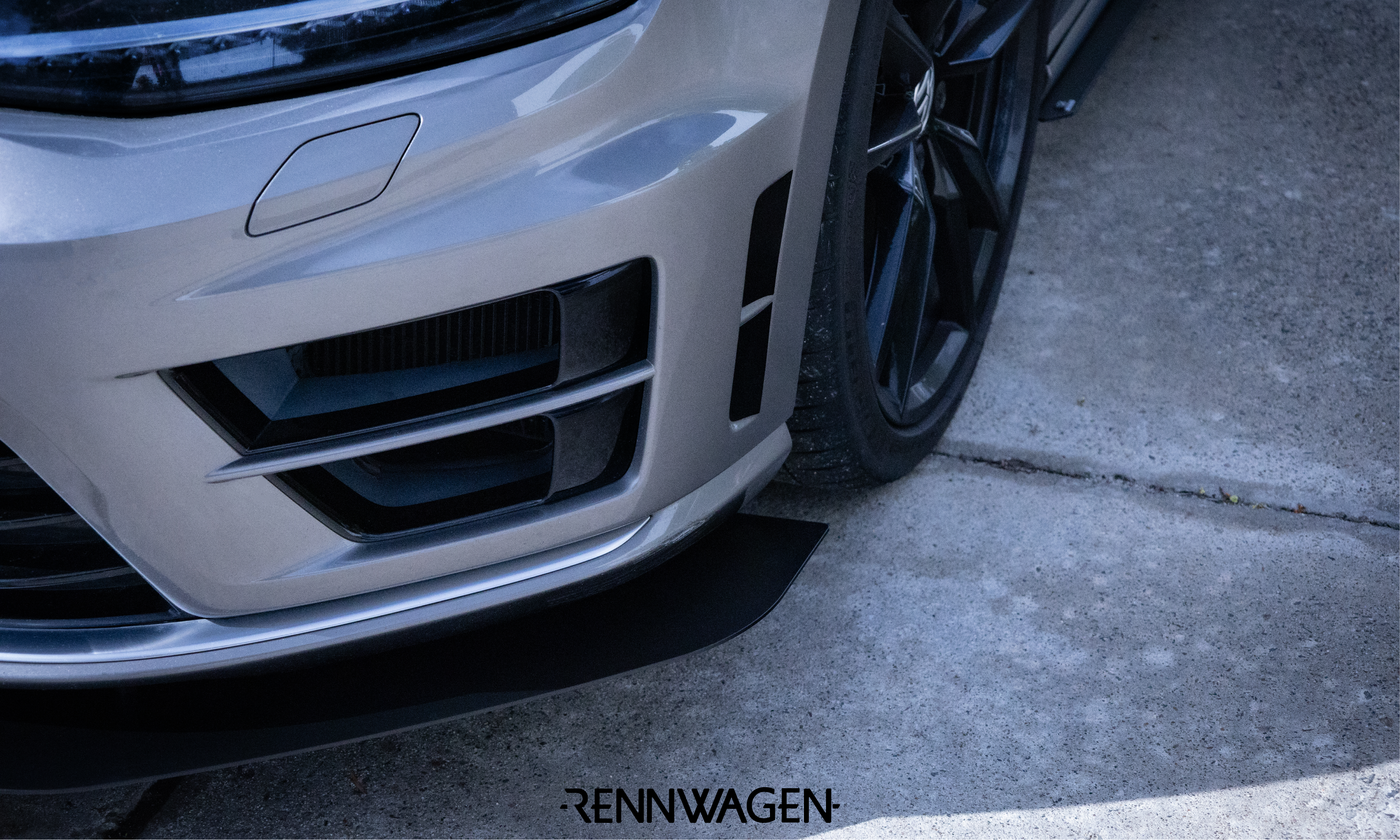 Rennwagen MK7 Golf R Front Splitter