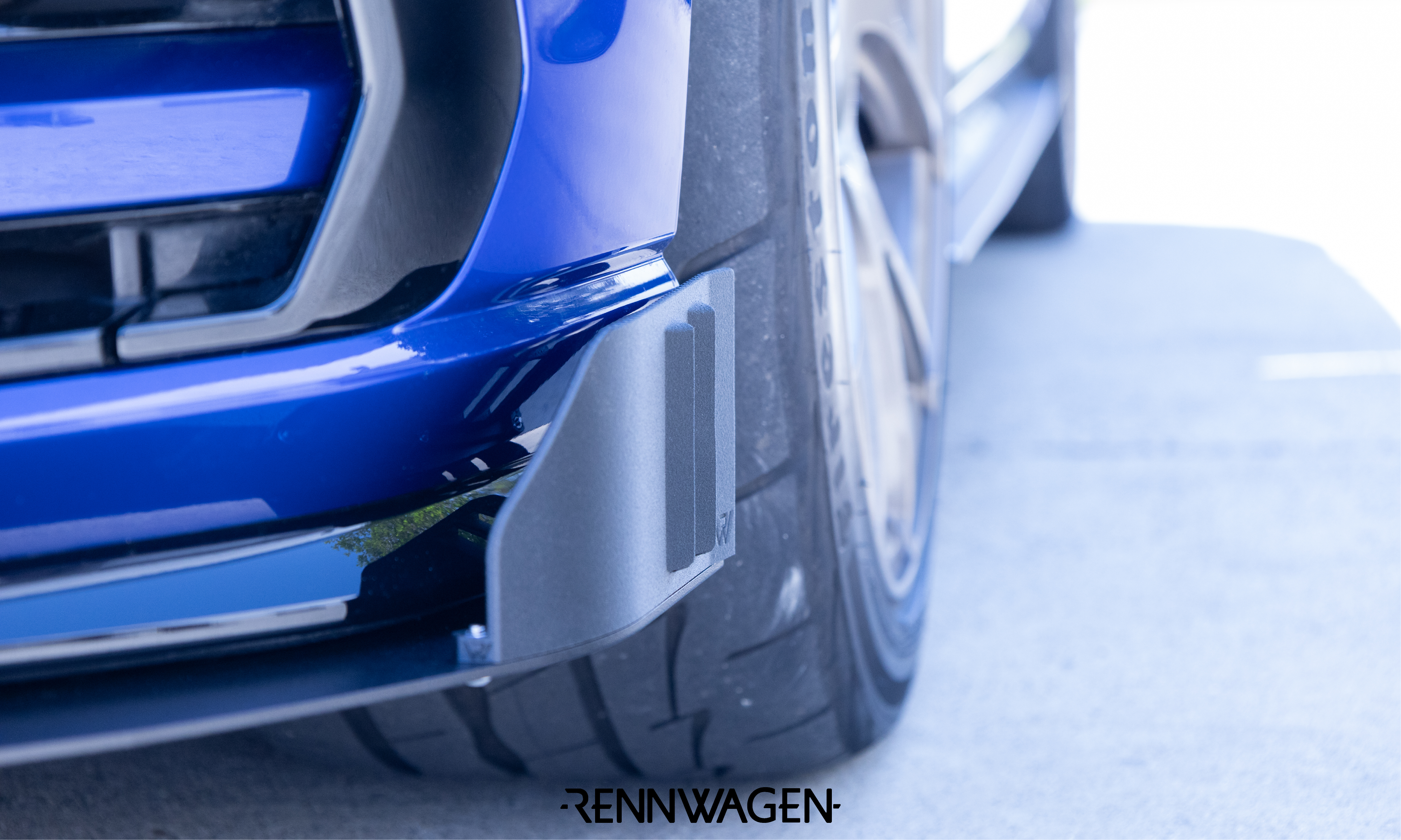 Rennwagen MK7.5 Golf R Front Splitter End Plates