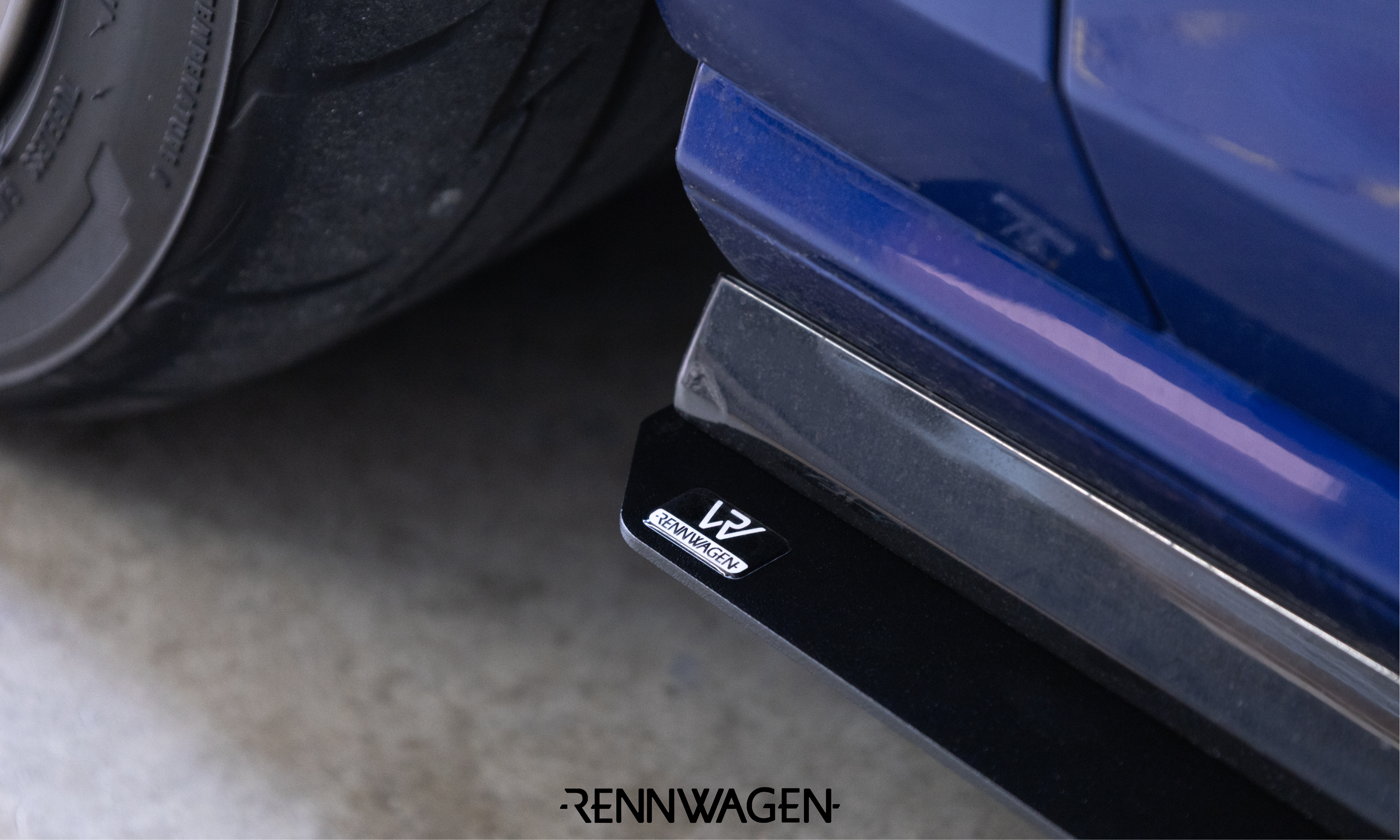Rennwagen Side Splitters for MK7.5 Golf R