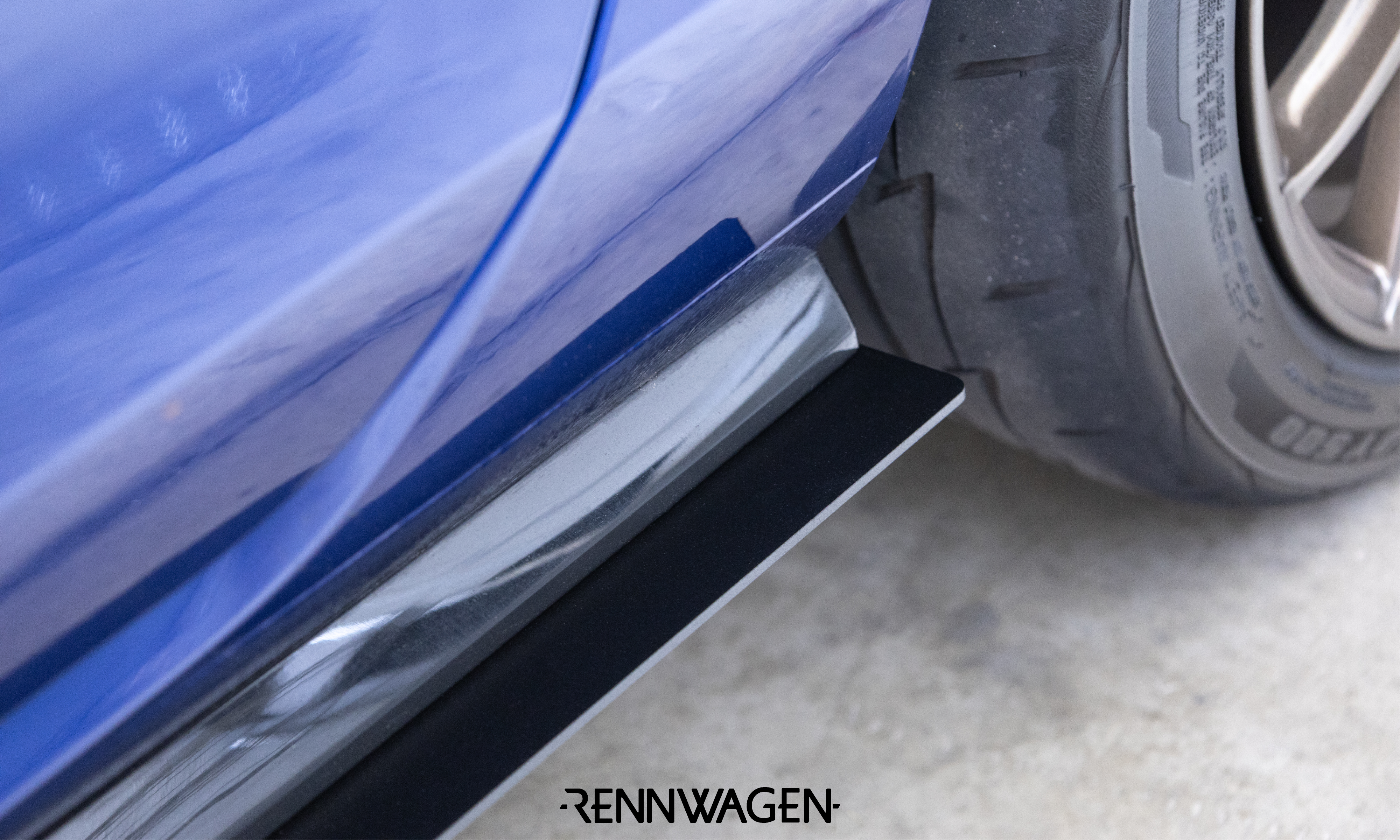 Rennwagen Side Splitters for MK7.5 Golf R