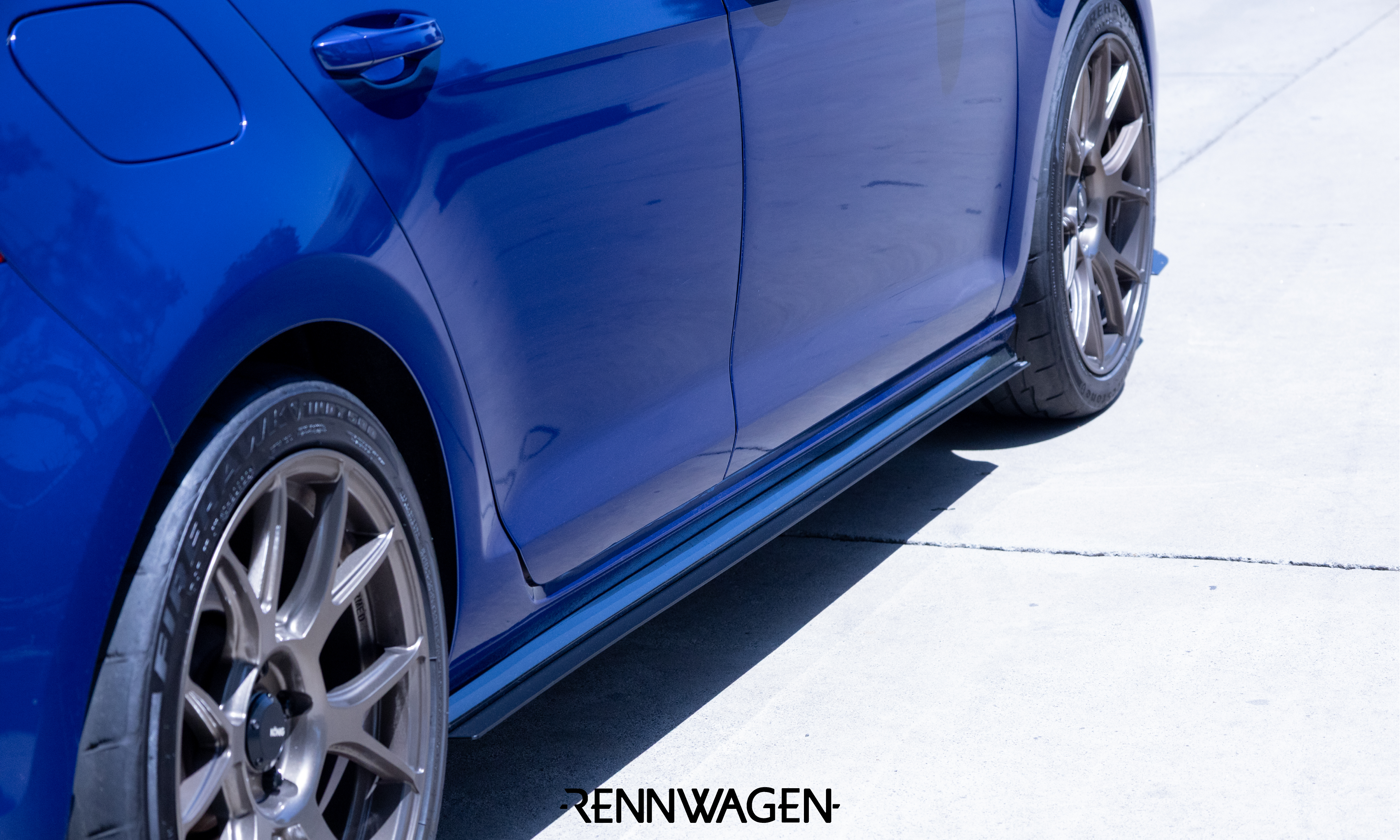 Rennwagen Side Splitters for MK7.5 Golf R