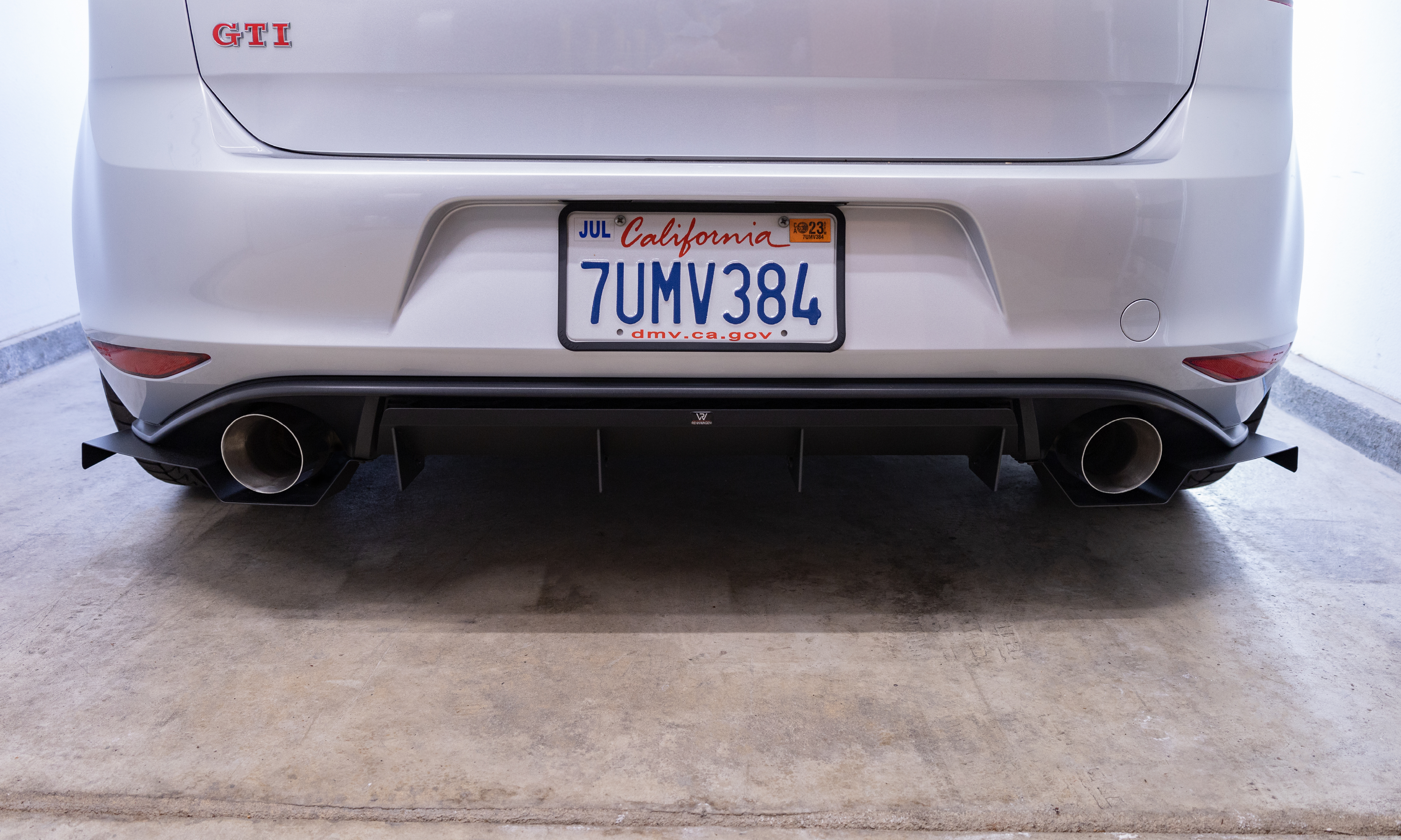 Rennwagen MK7 GTI Rear Diffuser V2