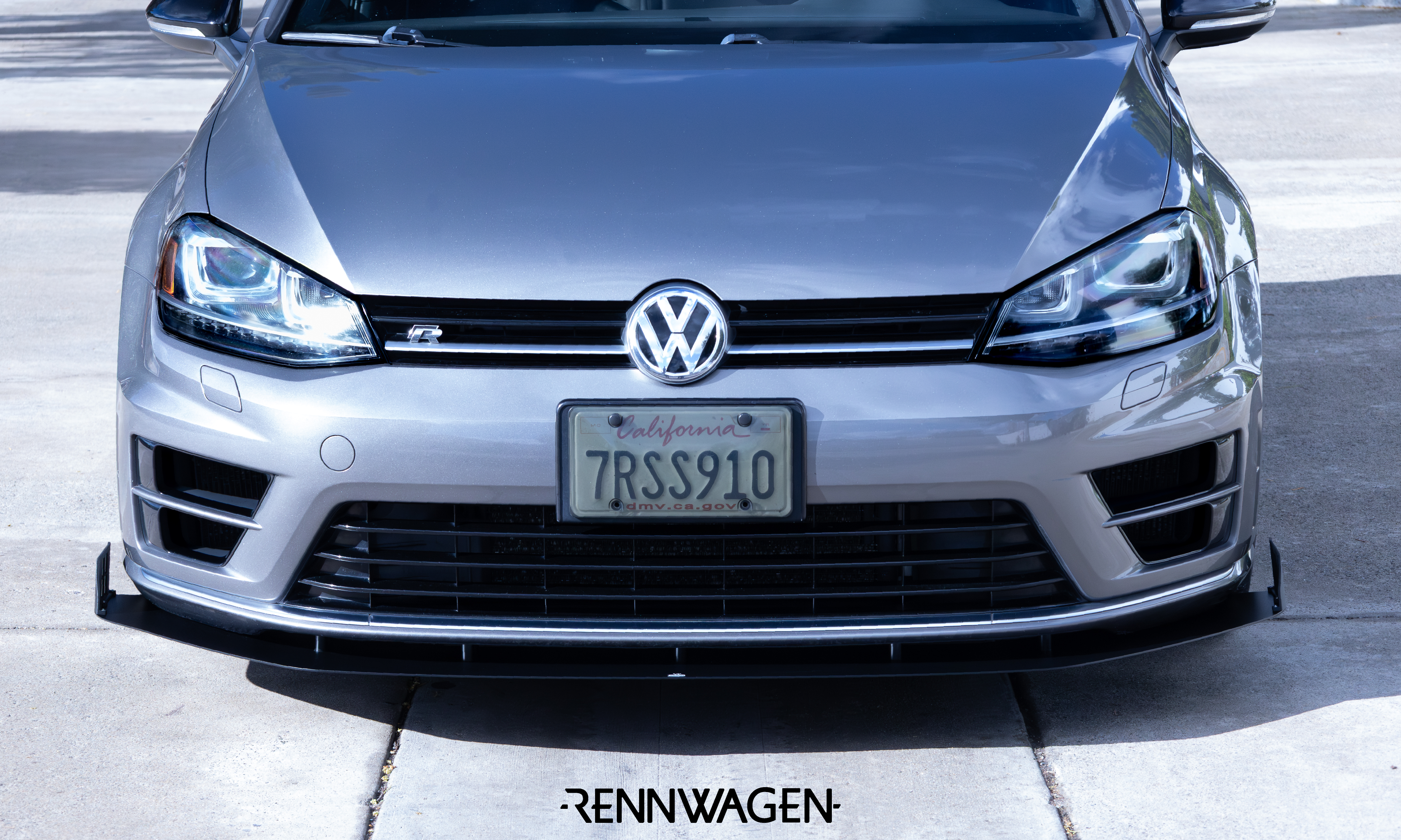 Rennwagen MK7 Golf R Front Splitter End Plates