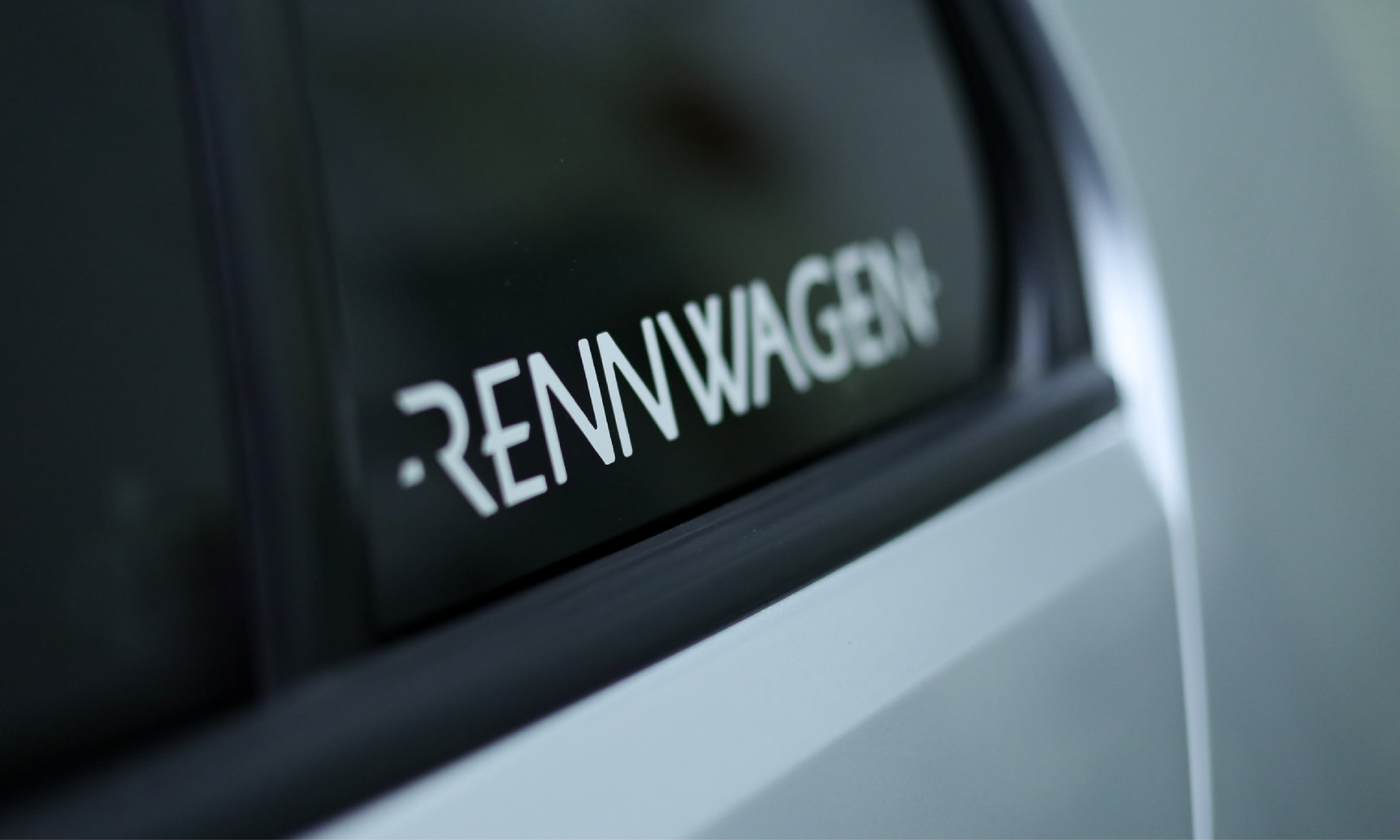 Rennwagen Decal White