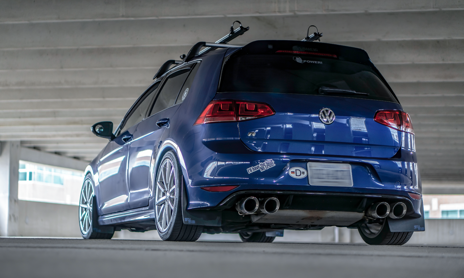 Rennwagen™ | Spoiler Extension for VW GTI & Golf R (MK7 / MK7.5) V1