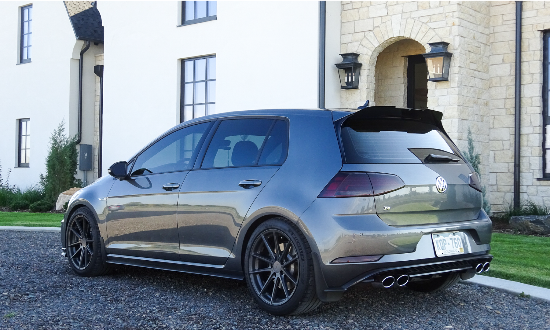 Rennwagen Spoiler Extension Type 2 on Gray