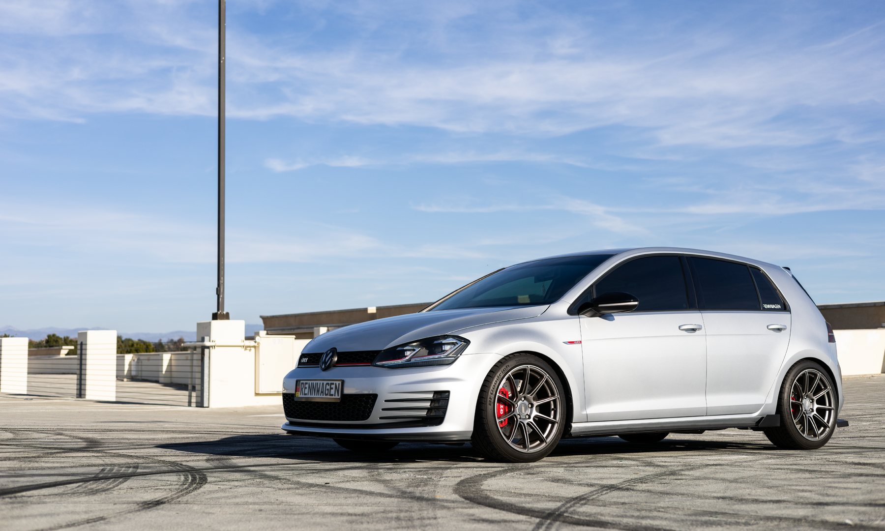 Rennwagen Side Splitters with Winglets for MK7 and MK7.5 GTI